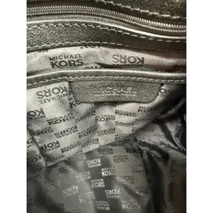 Michael Kors‎ Black Pebbled Leather Hobo Bag Large Gold Hardware Drawstring Y2K thumbnail 13