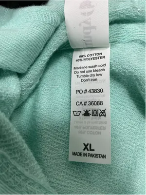 Unisex Adult Excellent Fundy Resort Pullover Hoodie XL Aqua thumbnail 6