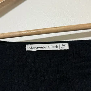 Abercrombie & Fitch Long Sleeve Squareneck Sweater Bodysuit Black Size Medium thumbnail 3