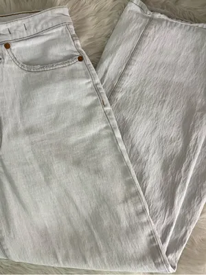 Madewell Perfect Vintage Wide Leg Crop Jeans 27 Edmunds Wash High Rise thumbnail 9