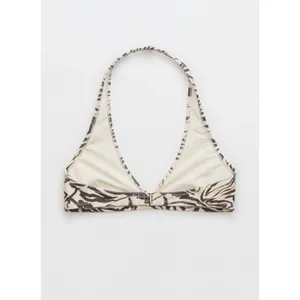 aerie Cream and Black Zebra Print Bikini Set thumbnail 8