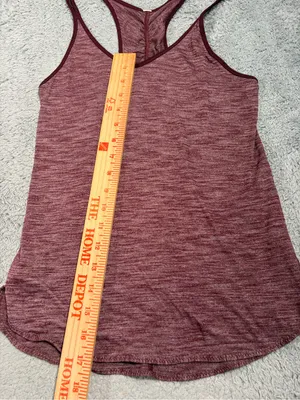 Lululemon Marled Wine Racerback Tank Top thumbnail 6