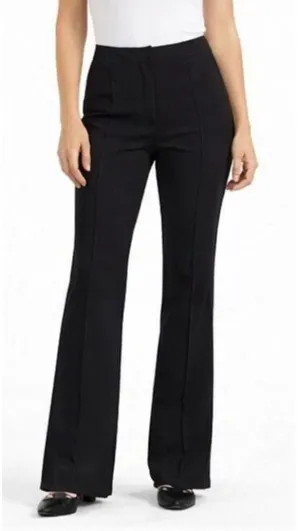 Urban Outfitters black high rise seam front flared pant 0 thumbnail 1