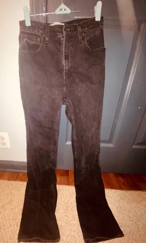 Abercrombie and fitch 90’s straight ultra high rise Jean black thumbnail 1