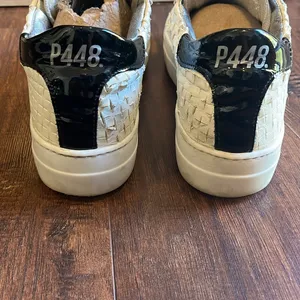 P448 Thea Overload Low Leather Trainers thumbnail 6