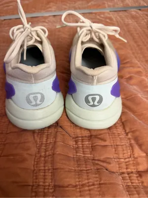 Lululemon Running Shoes white with Purple Accent sz 8.5 thumbnail 6