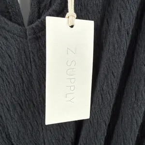 Z Supply Jumpsuit Women's Large NWT Indy Knit Black Textured Comfy Soft Casual thumbnail 7