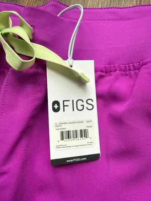 FIGS NWT Women’s Purple Jolt Zamora Jogger Scrub Pants - Size 4XL Petite thumbnail 5