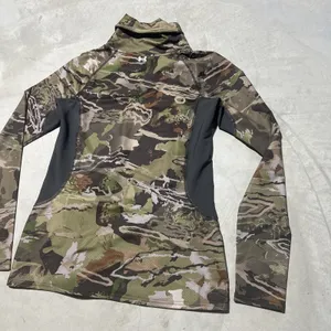 Under Armour Coldgear Ridge Reaper Camo Pullover Mock Neck Fitted Women's LARGE thumbnail 12