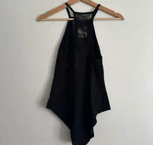 Black Urban Outfitters Bodysuit Lace in the front and back thumbnail 3