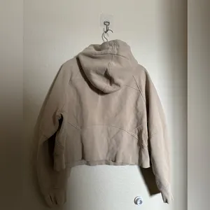 Lululemon Scuba Oversized Half-Zip‎ Hoodie Sweater in Trench Tan thumbnail 6
