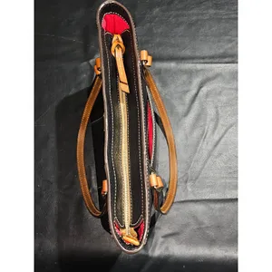 Dooney & Bourke Black Pebbled‎ Leather Lexington Shopper Tote Handbag Purse thumbnail 11