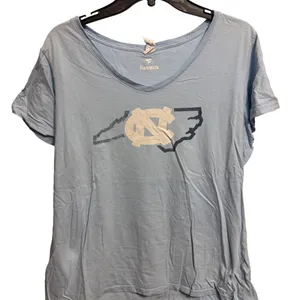 UNC University of North Carolina Tar Heels Port & Company Fanatics Women's Tee thumbnail 1