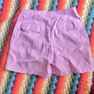 LRL RALPH LAUREN Pink Sporty Preppy Utility Carpenter Cargo Shorts Golf Tennis Country Club Cotton Drawstring Waist Hiking Camping Glamping Adventure Explorer Summer Beach Streetwear Vintage 2000s Y2K Sz 6 - Measurements in pics thumbnail 2