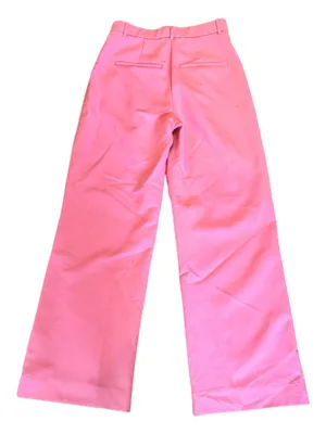 Abercrombie & Fitch Pink Pleated Pants Dress 28 6 Work High Waisted thumbnail 4