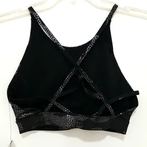 Glyder Shimmering‎ Black Sports Bra thumbnail 4