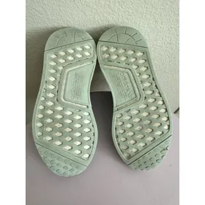 Adidas NMD_R1 Boost Low Top Sneakers Dash Green/Cloud White EF4275 Size 6 thumbnail 4