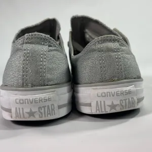 Converse Chuck Taylor Madison Ox Sneaker Silver Sparkle‎ / Mercury Grey Womens 8 thumbnail 8