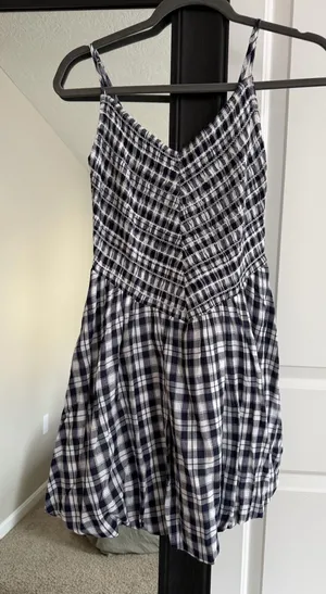 American Eagle Plaid Dress Mini thumbnail 1