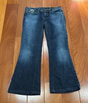 Citizens Of Humanity 'Paloma 088 Stretch Low Waist Blue Flare‎ Wide Leg Jeans 27 thumbnail 1