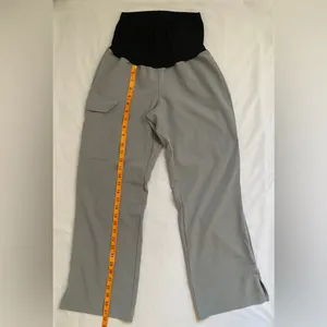 ave By Medline XSMALL-PETITE light gray Maternity‎ Pants Size XS thumbnail 3