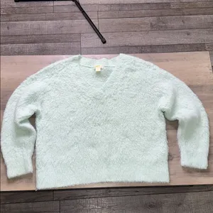 Maeve By Anthropology V-Neck Sweater - Soft Mint thumbnail 5