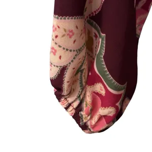 Show Me Your Mumu Bailey Paisley‎ Print Tie Back Romper Playsuit Size M Burgundy thumbnail 3
