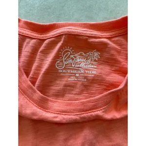 Southern‎ Tide Womens Medium Portia Sun Farer Sleeveless Dress Cotton Orange thumbnail 6