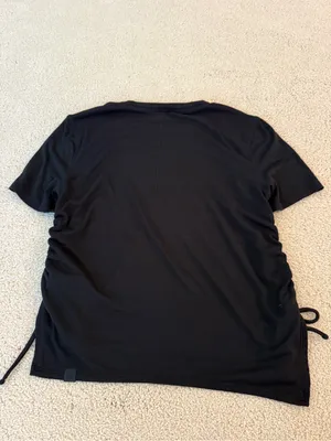 lululemon athletica Black Short-Sleeve Side-Ruched Tee thumbnail 2