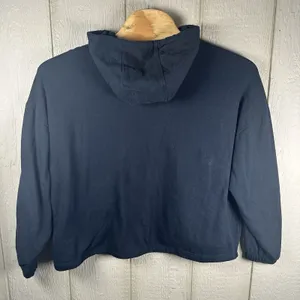 Ariat Essential Hoodie Womens Sz XXL Black W/Brown Logo Cropped Boxy Sweatshirt thumbnail 4