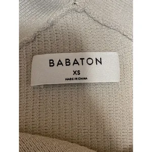 Aritzia Babaton Women's Beige Ribbed Knit Sculpt Sleeveless Crop Top Size XS thumbnail 5