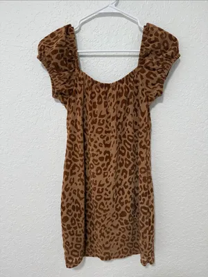 Motel Rocks Animal Print Dress Size Large (runs small) thumbnail 9
