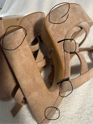 Gianni Bini Beige Suede Strappy Platform Sandal thumbnail 16