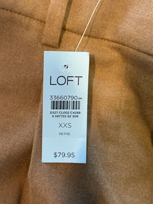 LOFT barrel leg dress pants petite thumbnail 5