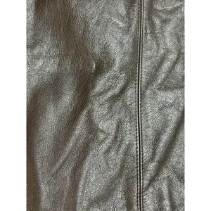 VTG My Clothes Chocolate Leather Biker Vest size Medium thumbnail 6