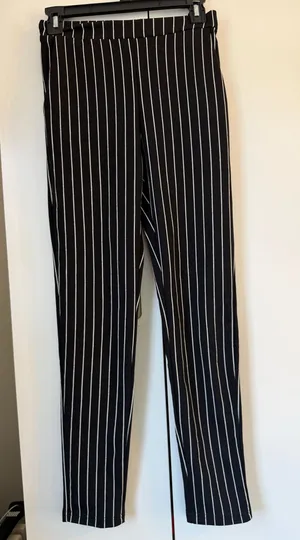Stripe pants Black Size XS thumbnail 1