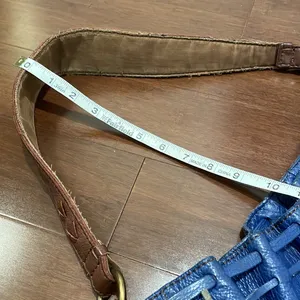 Lucky Brand Dark Blue Leather Shoulder bag thumbnail 10