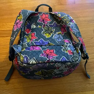 Vera Bradley Multicolor Floral Quilted Backpack thumbnail 4