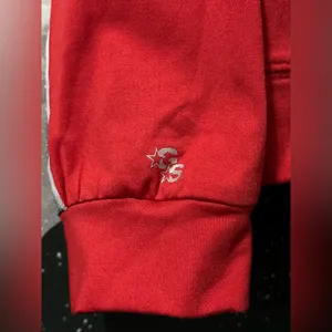 Scarletts Team Rhinestone Track Jacket Red Size XL thumbnail 11