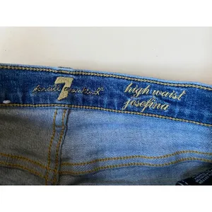 7 For All Mankind Josefina High Waist Slim Boyfriend Blue Jeans‎ Size 26 thumbnail 5