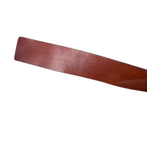 Michael Kors Double D Ring Buckle Engraved Braiding Brown Leather‎ Belt S/M thumbnail 4