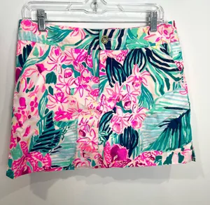 Lilly Pulitzer Floral Skort thumbnail 1