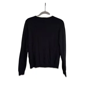 Calvin Klein Women's Black Contrast Trim Crewneck Sweater Size M NWT thumbnail 6