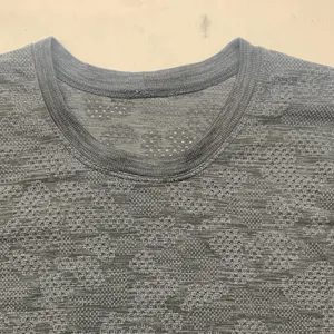 Lululemon size 6 breeze by long sleeve swiftly black gray camo athletic workout thumbnail 4