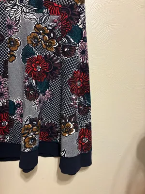 Maeve Anthropologie Floral Swing Dress Size Large Boho Print Sleeveless thumbnail 7