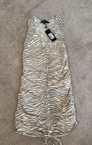 Motel Zebra Mini Dress thumbnail 3