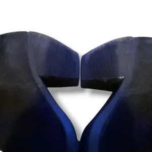 Born Aire Ankle Booties 5.5 Black Suede Slouchy Pointed Toe Stacked Heel Zip‎ thumbnail 5