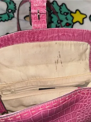 Vintage Liz Claiborne Faux-Croc Shoulder Bag thumbnail 2