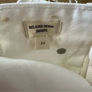 Madewell Relaxed Denim White Shorts 30 thumbnail 6