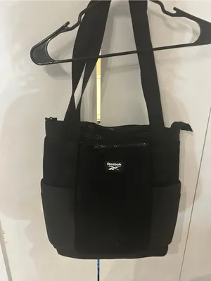 Reebok Black Mesh Front Tote thumbnail 8